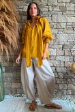 Larc Poet Blouse Mustard